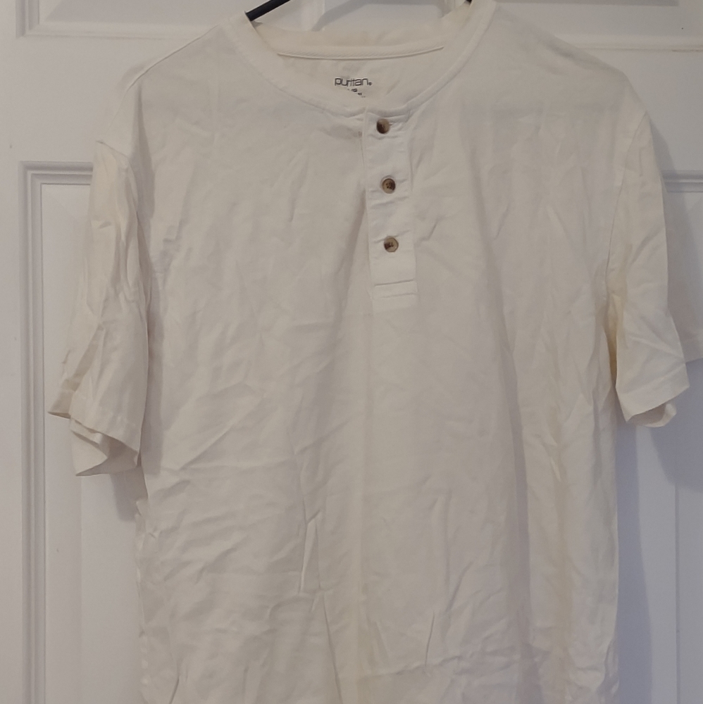 Men's Puritan off white tshirt